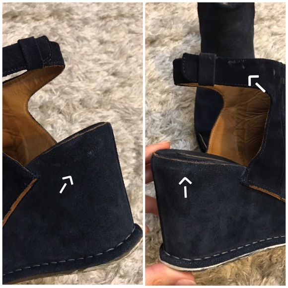 Alberto Fermani Aleria Allover Suede Wedge - Picture 5 of 8